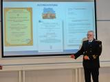 Flotilla admiral, Professor Kalin Kalinov, Rector of NVNA, greets the attendees (15 Apr 2026, Varna)