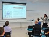 Mrs. Elissavet Panagiotopoulou (GEOSYSTEMS HELLAS) presents the THEIA project (15 Apr 2026, Varna)