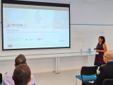 Mrs. Gergana Vacheva (TUS) presents the TRiTON project (15 Apr 2026, Varna)