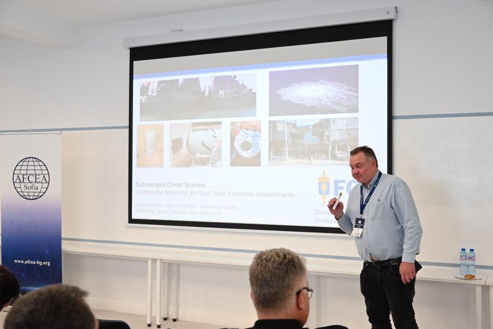 Mr. Hans Önnerud (FOI) makes a Thematic Pitch Presentation (16 Apr 2026, Varna)