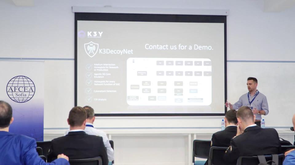 Mr. Panagiotis Radoglou-Grammatikis (K3Y) makes a Thematic Pitch Presentation (16 Apr 2026, Varna)
