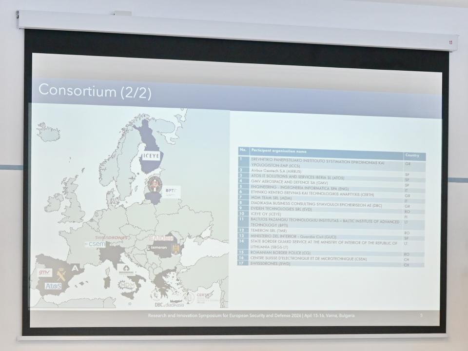 The CROSSMARE project was presented (15 Apr 2026, Varna)