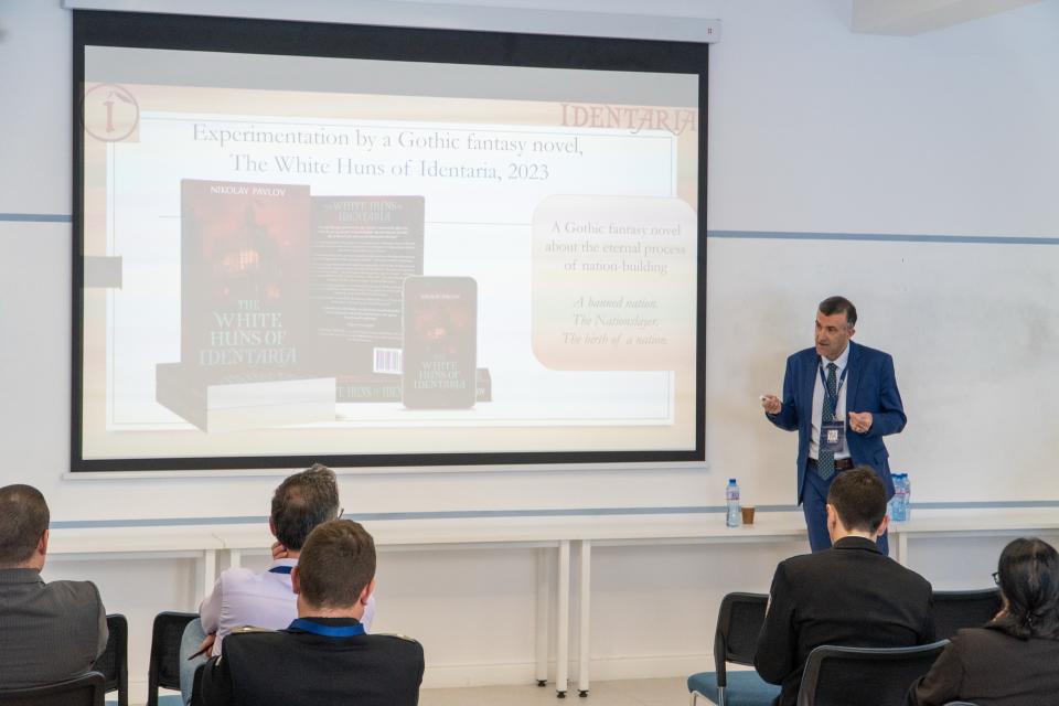 Dr. Nikolay Pavlov presents the Identaria project (15 Apr 2026, Varna)